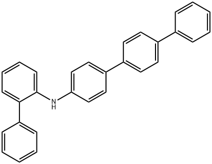 N-([1,1'-biphenyl]-2-yl)-[1,1':4',1''-terphenyl]4-amine 结构式
