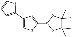 3-羟基-2,3-二甲基丁烷-2-基氢[2,3'-联噻吩]-5'-基硼酸酯 结构式