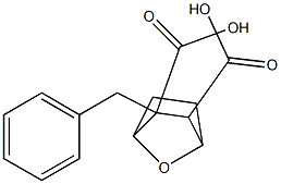 7-Oxabicyclo[2.2.1]heptane-2,3-dicarboxylic acid, 2-(phenylmethyl) ester 结构式