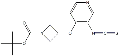 tert-butyl 3-((3-isothiocyanato-4-pyridinyl)oxy)-1-azetidinecarboxylate 结构式