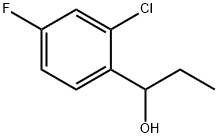 1-(2-chloro-4-fluorophenyl)propan-1-ol 结构式