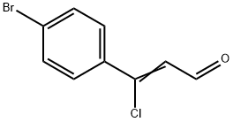 (2Z)-3-(4-bromophenyl)-3-chloroprop-2-enal 结构式