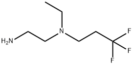 (2-aminoethyl)(ethyl)(3,3,3-trifluoropropyl)amine 结构式