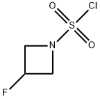 3-fluoroazetidine-1-sulfonyl chloride 结构式