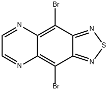 4,9-二溴 - [1,2,5]噻二唑并[3,4-G]喹喔啉 结构式