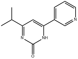 2-Hydroxy-4-(pyridin-3-yl)-6-(iso-propyl)pyrimidine 结构式