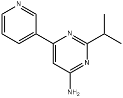 4-amino-2-(iso-propyl)-6-(pyridin-3-yl)-pyrimidine 结构式