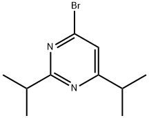 4-bromo-2,6-di(iso-propyl)pyrimidine 结构式