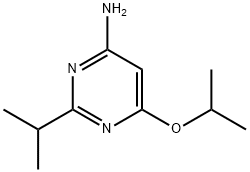 4-Amino-2-(iso-propyl)-6-(iso-propoxy)pyrimidine 结构式