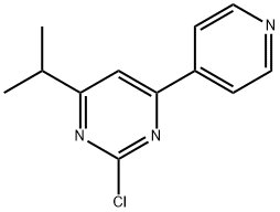 2-Chloro-4-(pyridin-4-yl)-6-(iso-propyl)pyrimidine 结构式