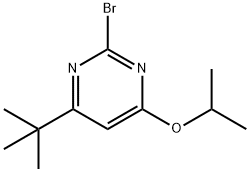 2-Bromo-4-(iso-propoxy)-6-(tert-butyl)pyrimidine 结构式