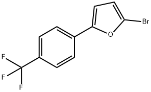 2-Bromo-5-(4-trifluoromethylphenyl)furan 结构式