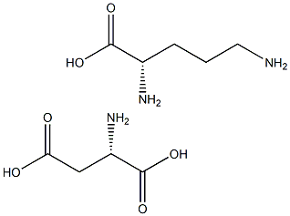 门冬氨酸鸟氨酸二聚体 结构式