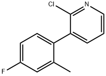 2-Chloro-3-(2-methyl-4-difluorophenyl)pyridine 结构式