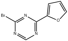 2-Bromo-4-(2-furyl)-1,3,5-triazine 结构式