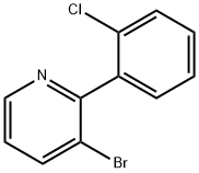 3-Bromo-2-(2-chlorophenyl)pyridine 结构式