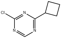 2-Chloro-4-(cyclobutyl)-1,3,5-triazine 结构式