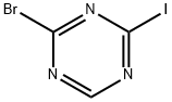 2-Bromo-4-iodo-1,3,5-triazine 结构式