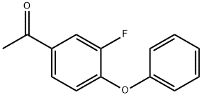 1-(3-氟-4-苯氧基苯基)乙烷-1-酮 结构式