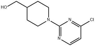 [1-(4-CHLOROPYRIMIDIN-2-YL)PIPERIDIN-4-YL]METHANOL 结构式
