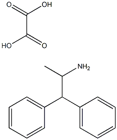 1,1-diphenylpropan-2-amine oxalate 结构式