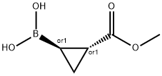 ((1R,2R)-2-(甲氧羰基)环丙基)硼酸 结构式