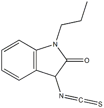 3-isothiocyanato-1-propylindolin-2-one 结构式