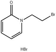 1-(2-溴乙基)-1,2-二氢吡啶-2-酮氢溴酸盐 结构式