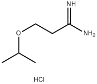 3-(丙烷-2-氧基)丙脒盐酸 结构式