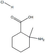 2-amino-2-methylcyclohexane-1-carboxylic acid hydrochloride 结构式