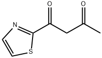 1-(1,3-噻唑-2-基)丁-1,3-二酮 结构式
