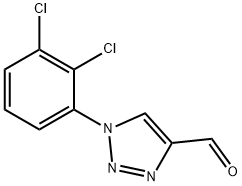 1-(2,3-dichlorophenyl)-1H-1,2,3-triazole-4-carbaldehyde 结构式