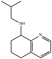N-(2-甲基丙基)-5,6,7,8-四氢喹啉-8-胺 结构式