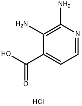 2,3-二氨基吡啶-4-羧酸盐酸盐 结构式