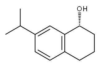 (1R)-7-(丙烷-2-基)-1,2,3,4-四氢萘-1-醇 结构式