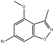6-溴-4-甲氧基-3-甲基苯并[D]异噁唑 结构式