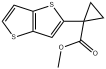 methyl 1-(thieno[3,2-B]thiophen-2-yl)cyclopropane-1-carboxylate