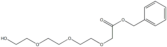 2-(2-(2-(2-羟基乙氧基)乙氧基)乙氧基)乙酸苄酯 结构式