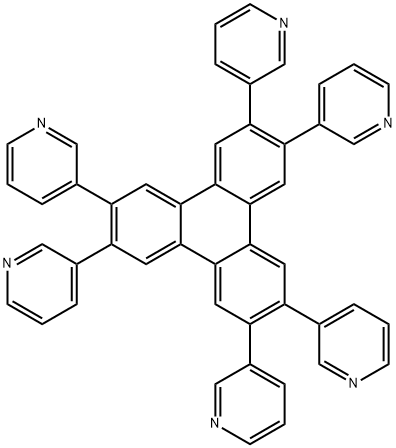 2,3,6,7,10,11- 六 (3'- 吡 啶)三亚苯 结构式