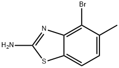 4-溴-5-甲基苯并[D]噻唑-2-胺 结构式