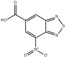 7-硝基-2,1,3-苯并噻二唑-5-羧酸 结构式