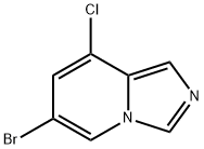 6-BROMO-8-CHLOROIMIDAZO[1,5-A]PYRIDINE 结构式