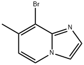 8-溴-7-甲基咪唑并[1,2-A]吡啶 结构式