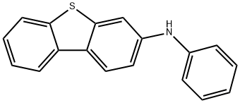 N-苯基-3-二苯并噻吩胺 结构式