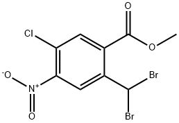 methyl 5-chloro-2-(dibromomethyl)-4-nitrobenzoate 结构式