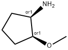 Cis-(1S,2R)-2-methoxycyclopentan-1-amine 结构式