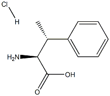 (2S,3R)-2-Amino-3-phenyl-butyric acid hydrochloride 结构式