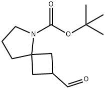 tert-butyl 2-formyl-5-azaspiro[3.4]octane-5-carboxylate 结构式