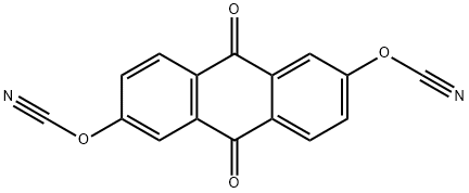 2,6-dicyanatoanthraquinone 结构式