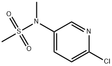 N-(6-chloropyridin-3-yl)-N-methylmethanesulfonamide 结构式